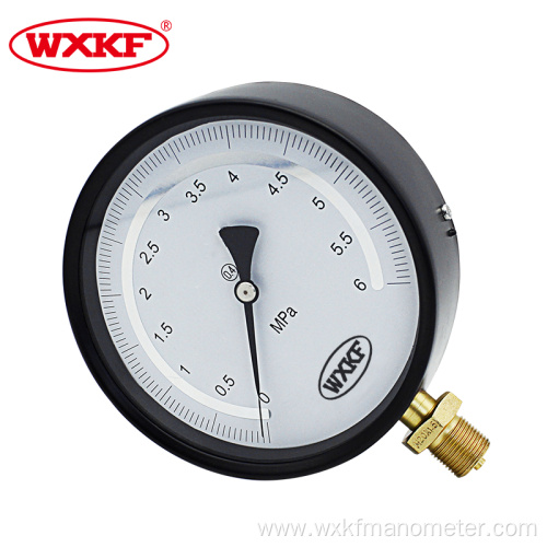 4" Dry bourdon tube air pressure gauge